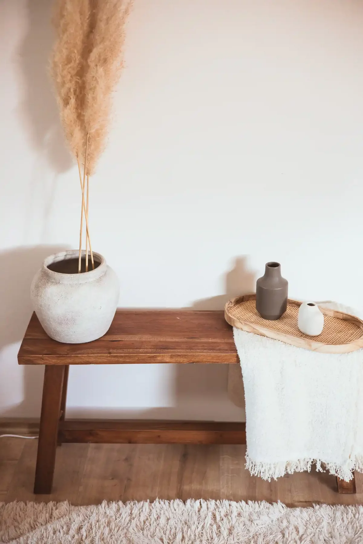 Bank dekoriert Detailaufnahme