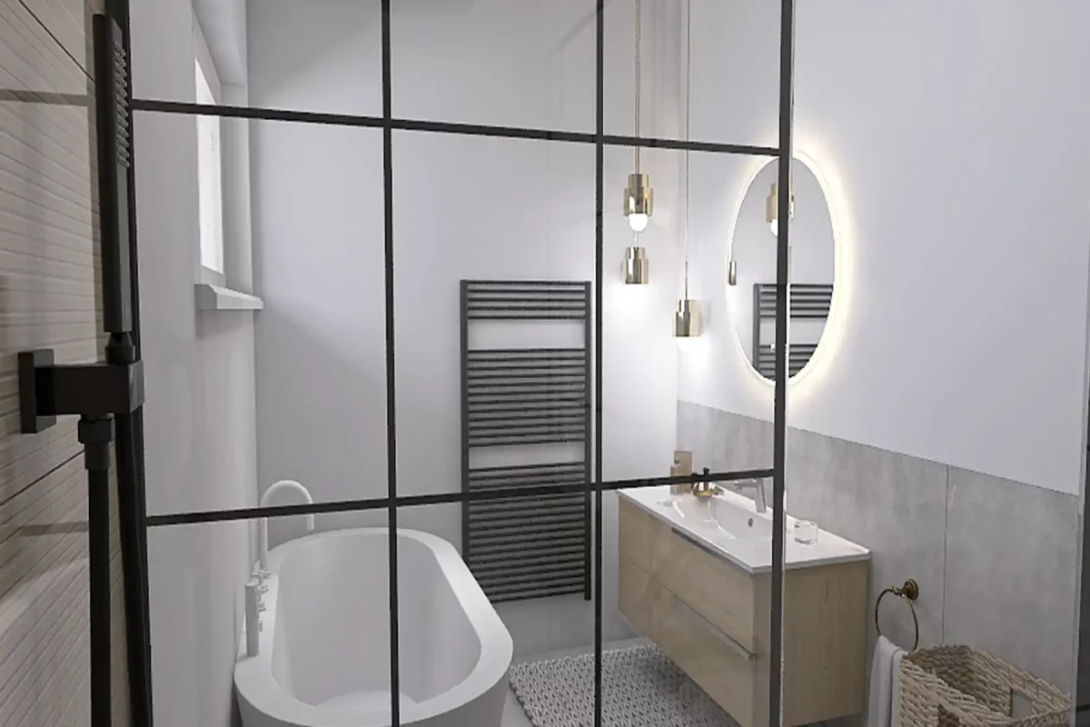 Rendering Badezimmer Referenz