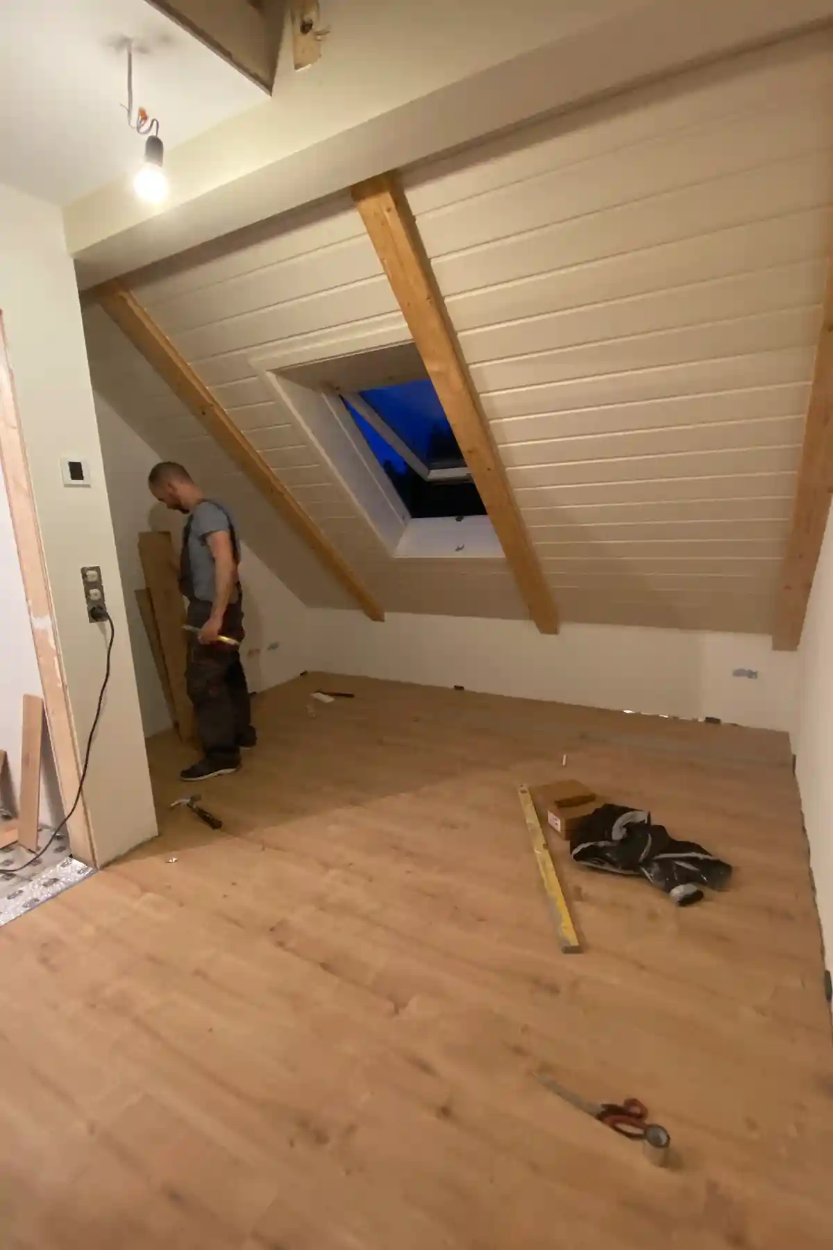 Kinderzimmer Vorher im Bau