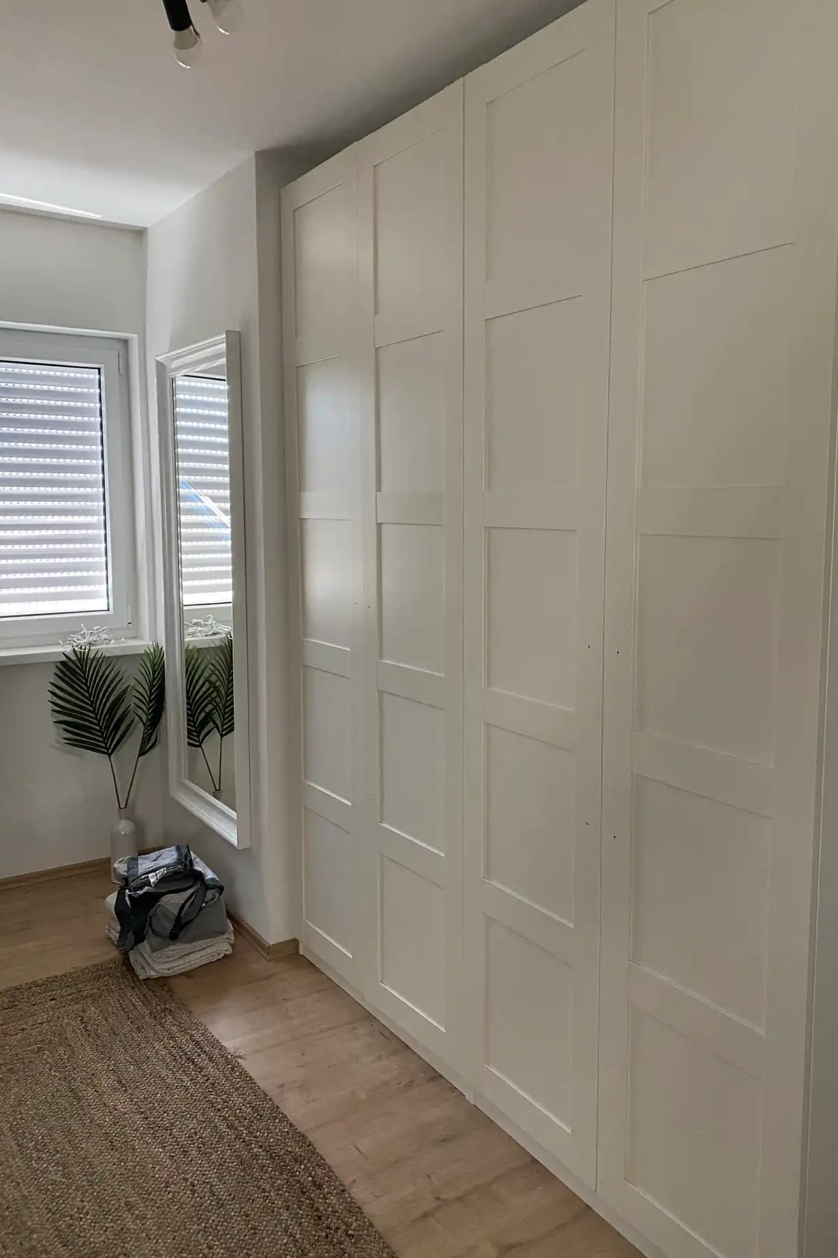 Schlafzimmer Vorher Schrankwand