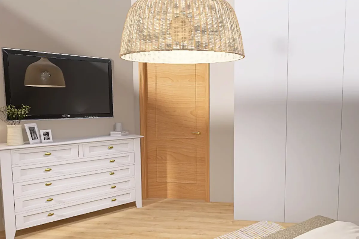 Schlafzimmer Nachher Rendering Kommode